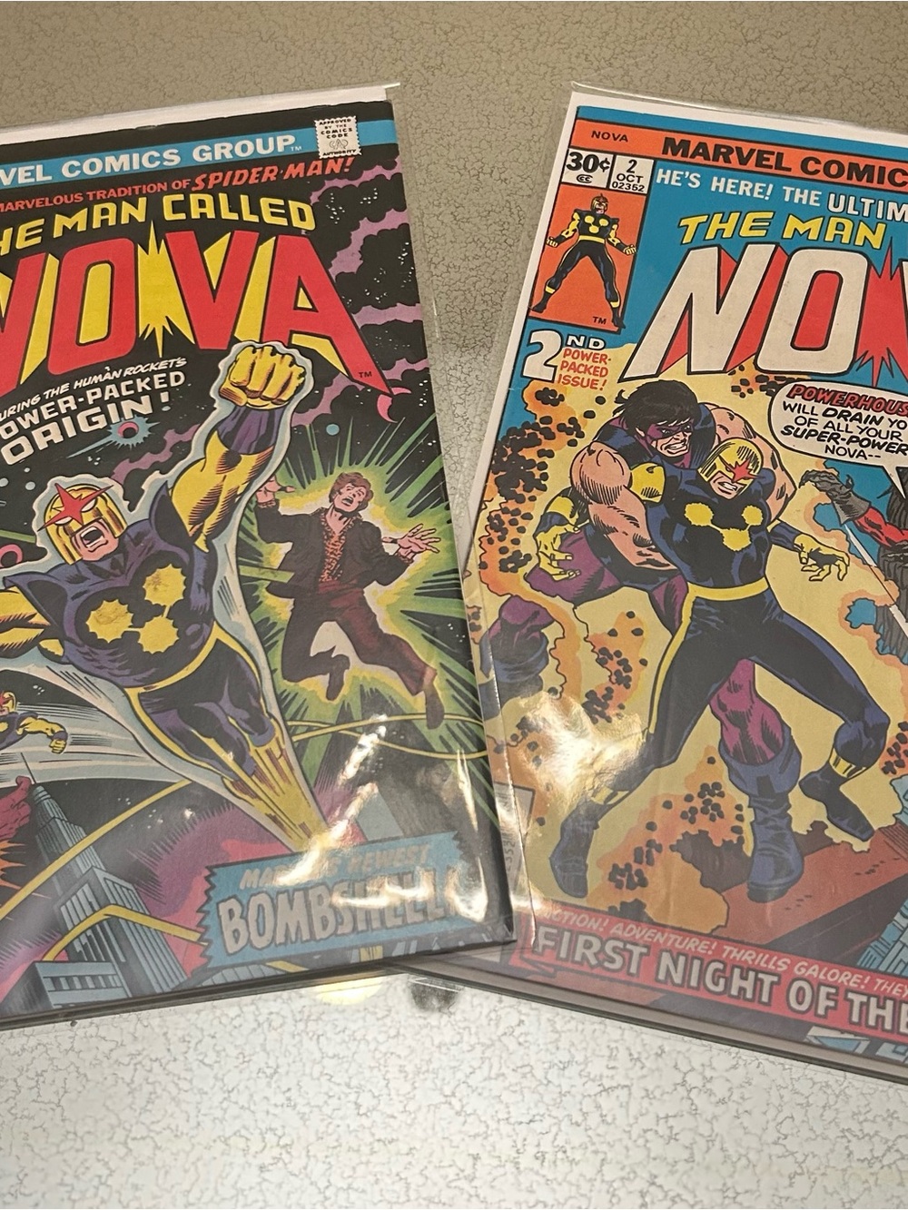 Marvel The Man Called Nova Comic Book - Yellow & Black Cover